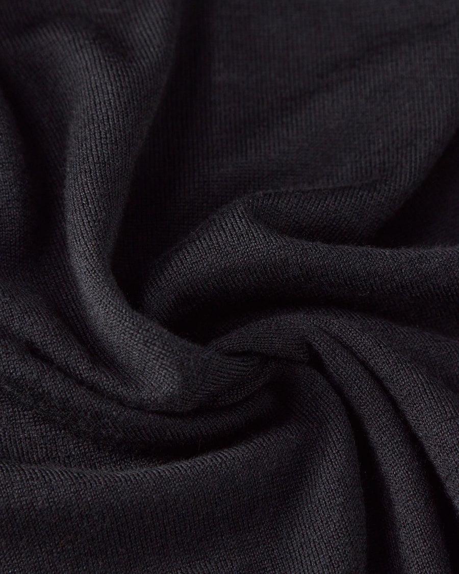 Scaglione R.NECK BOXY FINELUXSOLID BLACK Offerta temporanea