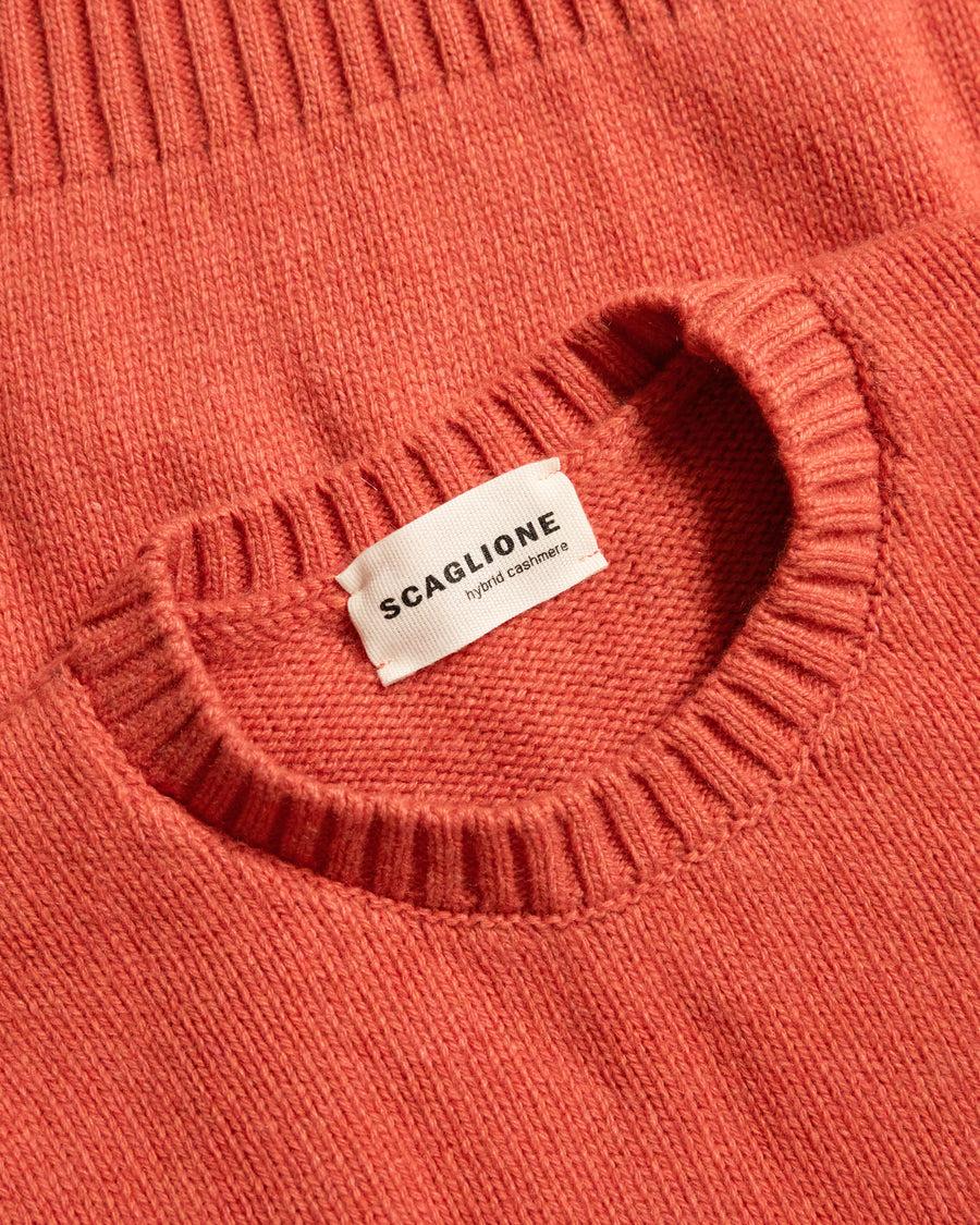 Scaglione ROUND NECK SOFT HYBRID CASHMERE CARROT Offerte stagionali