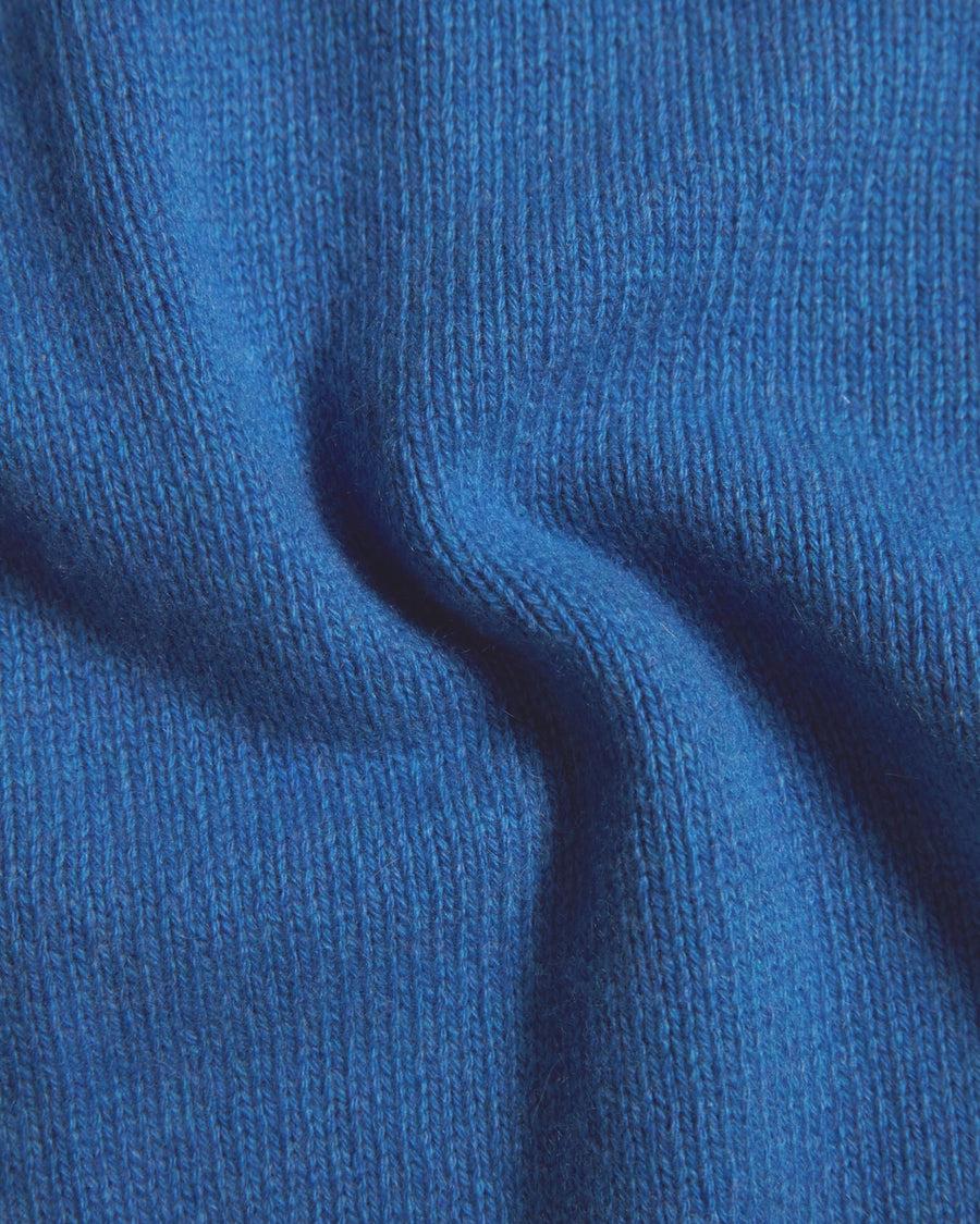 Scaglione ROUND NECK SOFT HYBRID CASHMERE CORNFLOWER Liquidazione