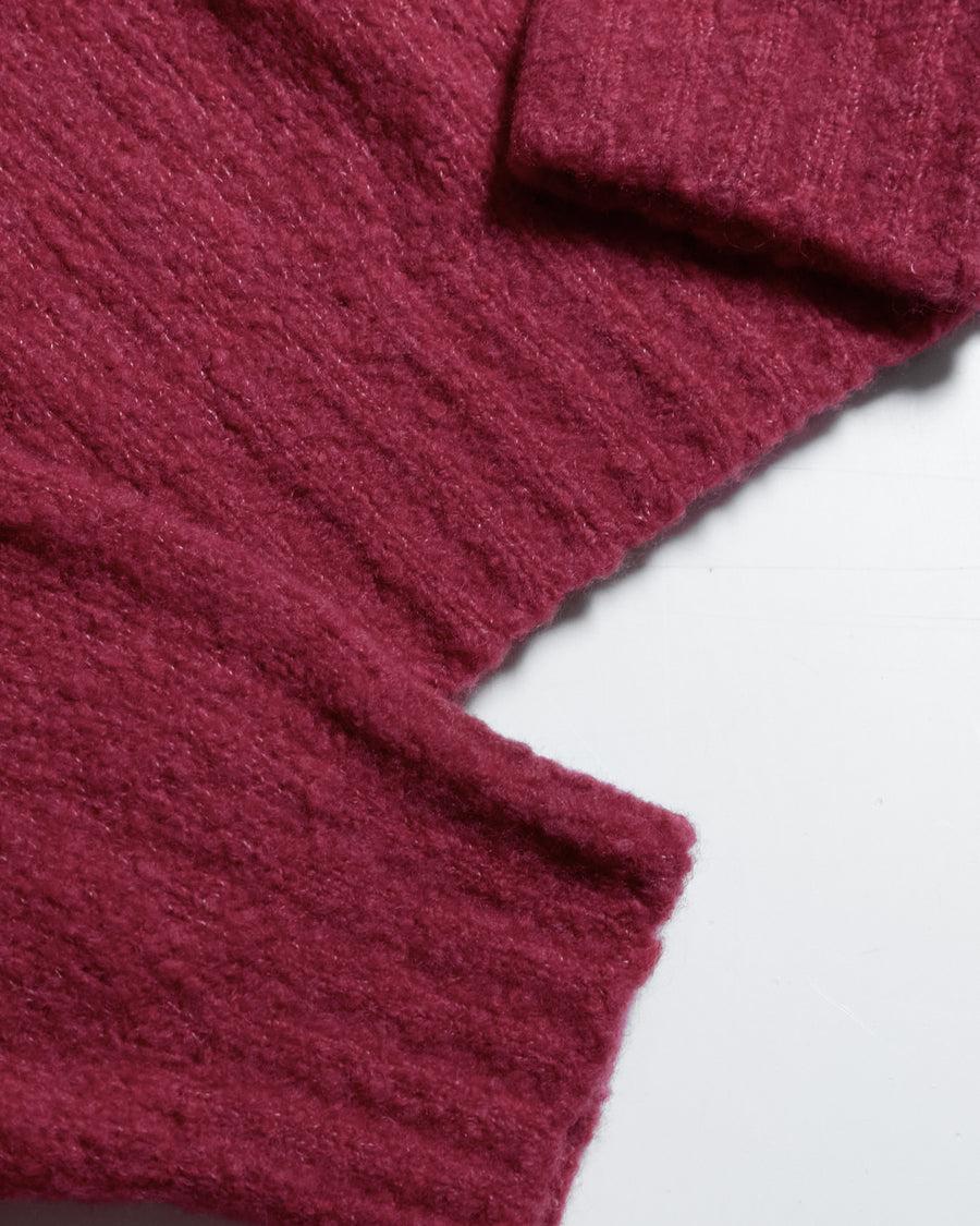 Scaglione BOAT SEAMLESS PUFFED CASHMERE DAHLIA Super Saving Price