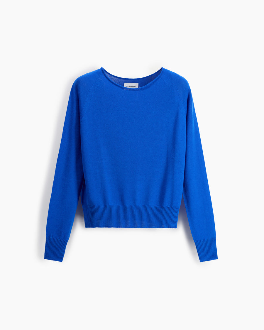 Scaglione BOAT NECK SEAMLESS MERINO LIMONGES