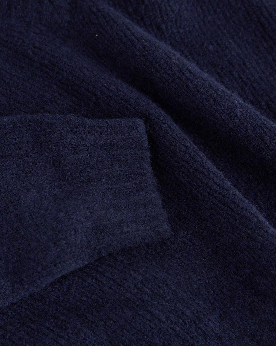 Scaglione V NECK OVER PUFFED CASHMERE NAVY Offerta speciale della fabbrica