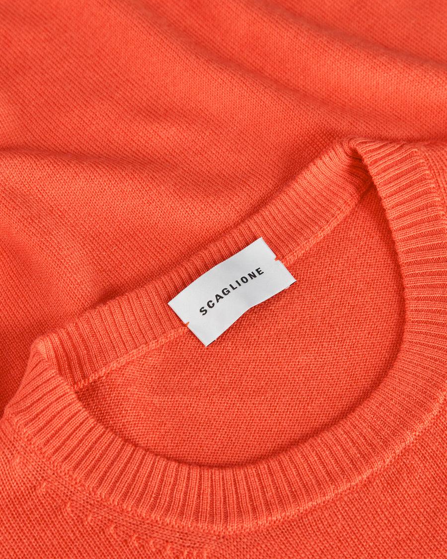 Scaglione ROUNDNECK SEAMLESS MERINO CARROT Qualità