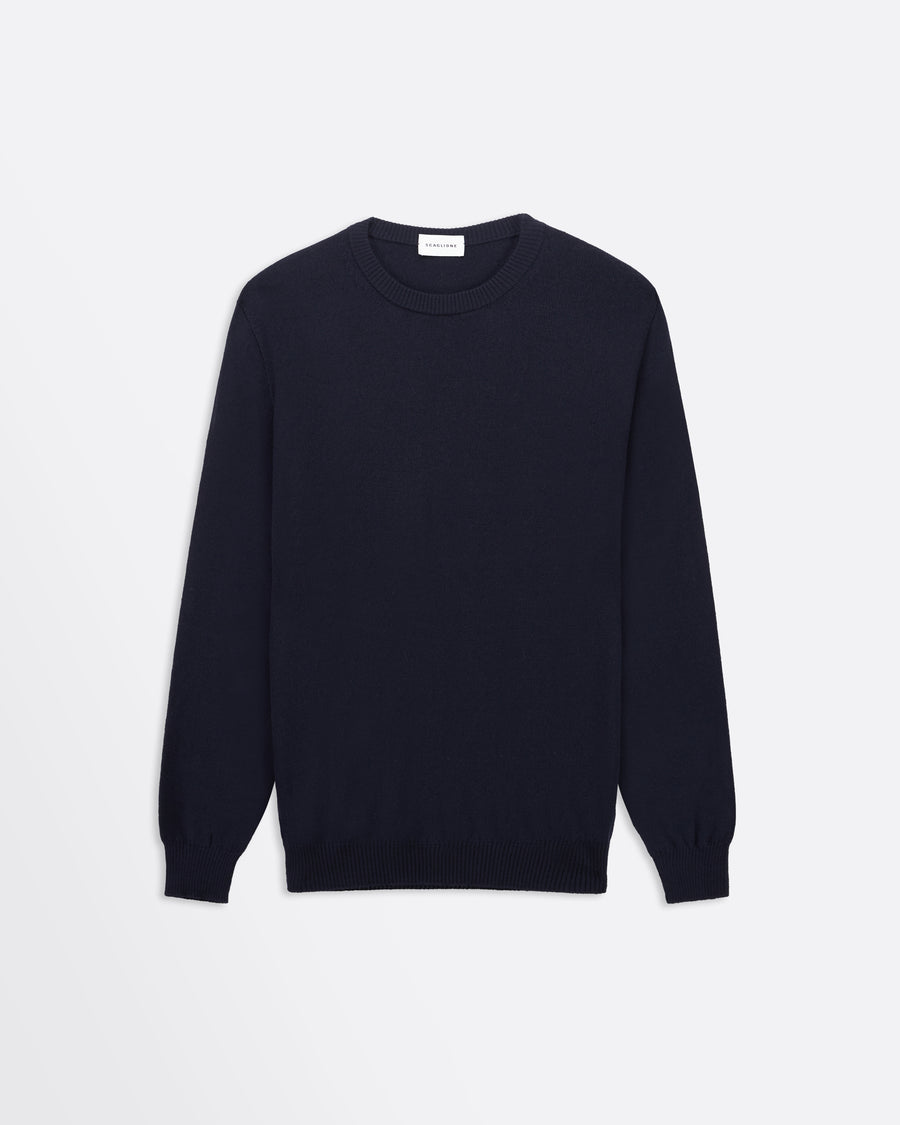 Scaglione ROUNDNECK SEAMLESS MERINO NAVY Promozione