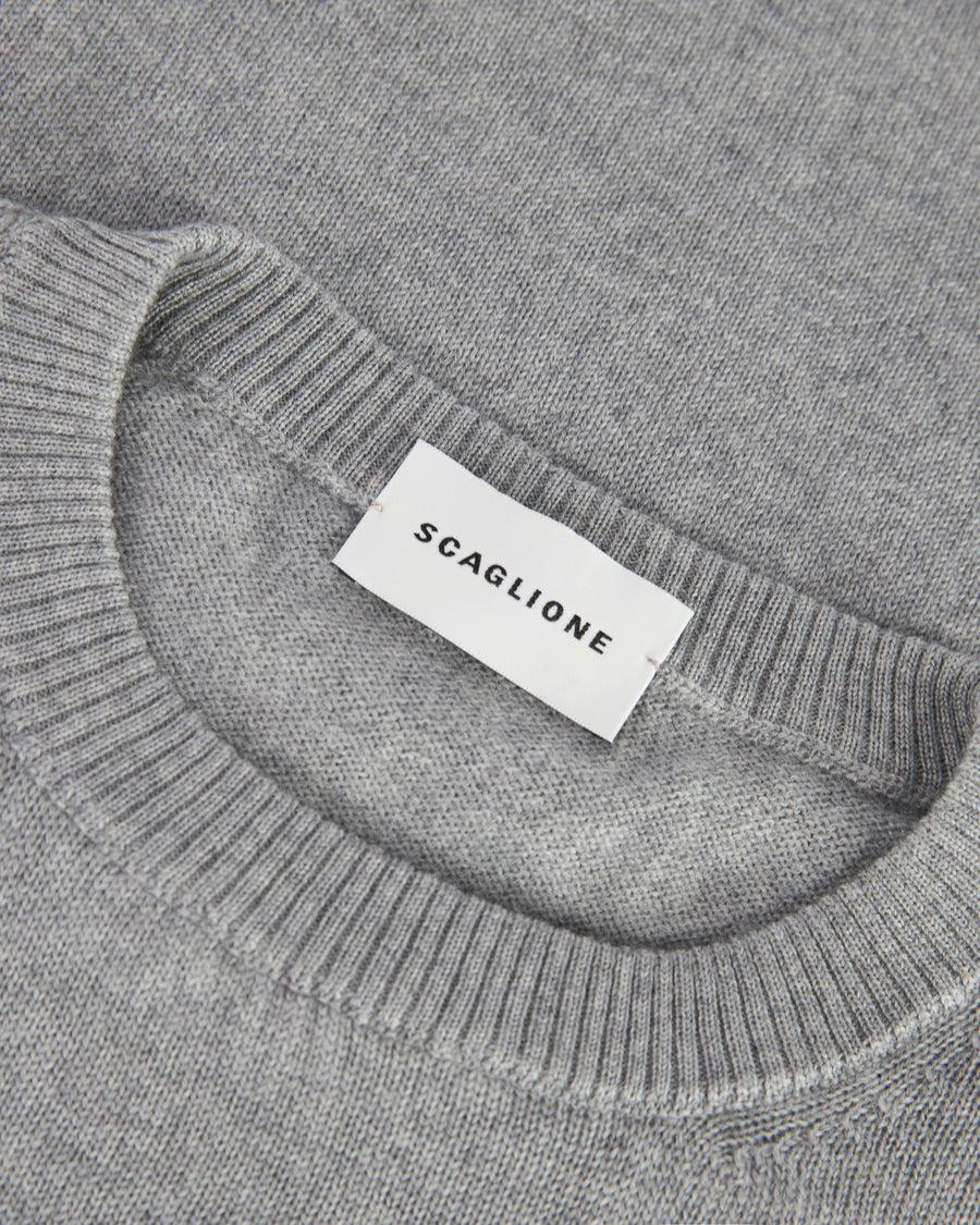Scaglione ROUNDNECK SEAMLESS MERINO CEMENTO Spedizione Gratuita