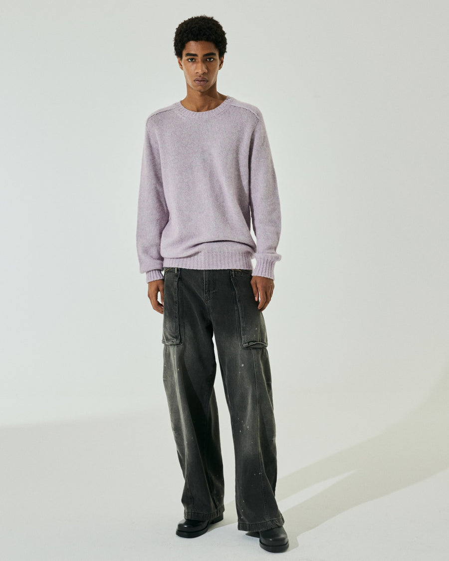 Scaglione ROUNDNECK SHETLY SEAMLESS MARTELLO LTLILAC Qualità Garantita