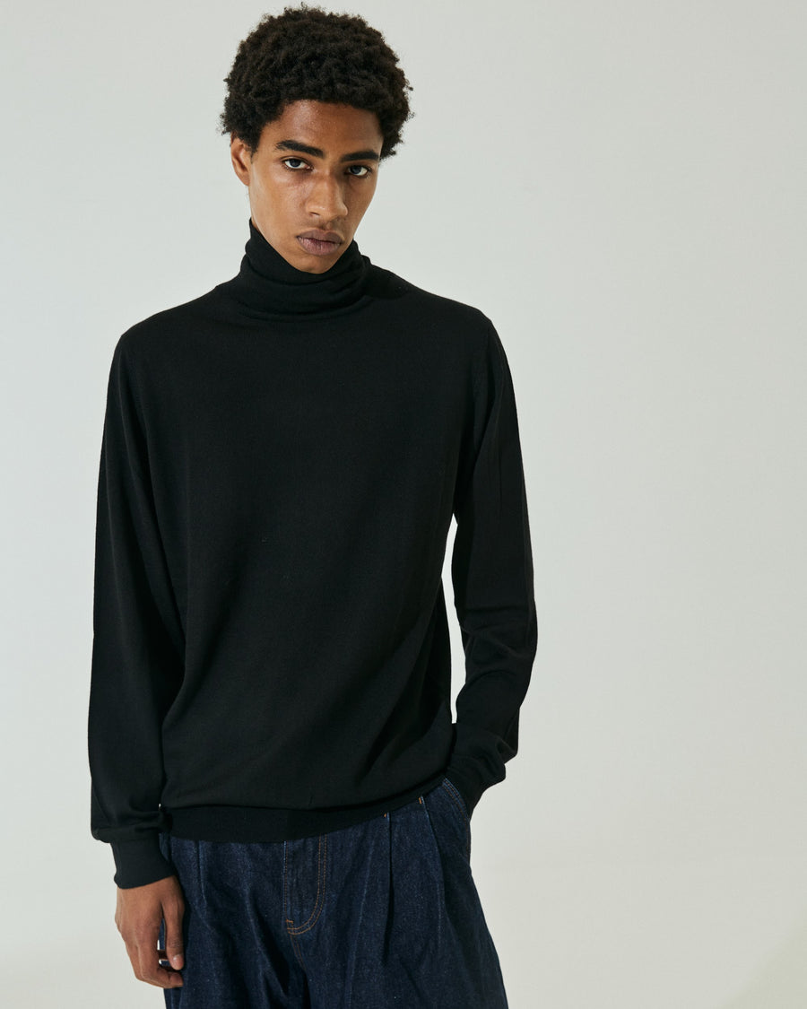 Scaglione TURTLENECK FINELUX BLACK Prezzo Ridotto
