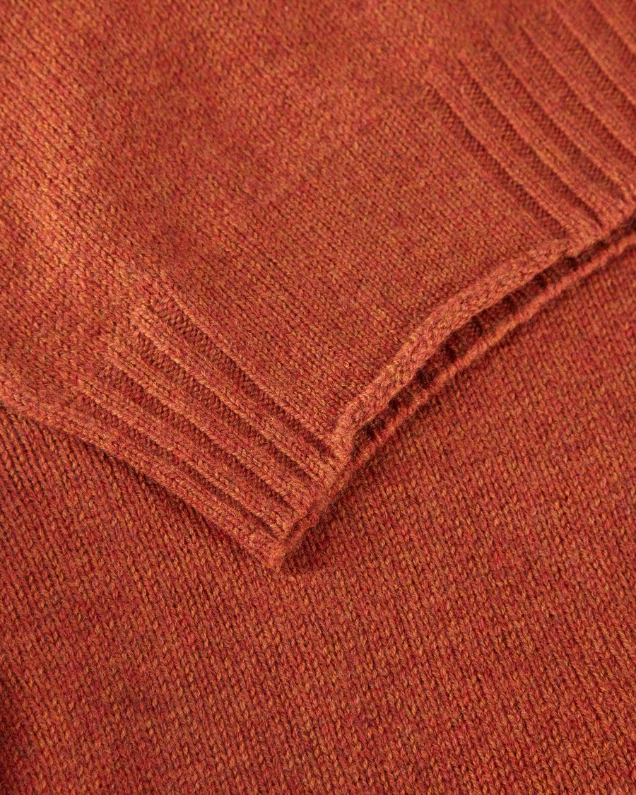 Scaglione ROUNDNECK SEAMLESS SOFTWOOL RHUM Saldi Di Fabbrica