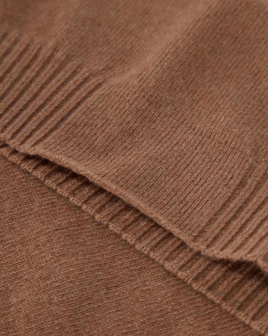 Scaglione ROUNDNECK SEAMLESS HYBRD CASHMERE CASH CARAMEL Spedizione gratuita