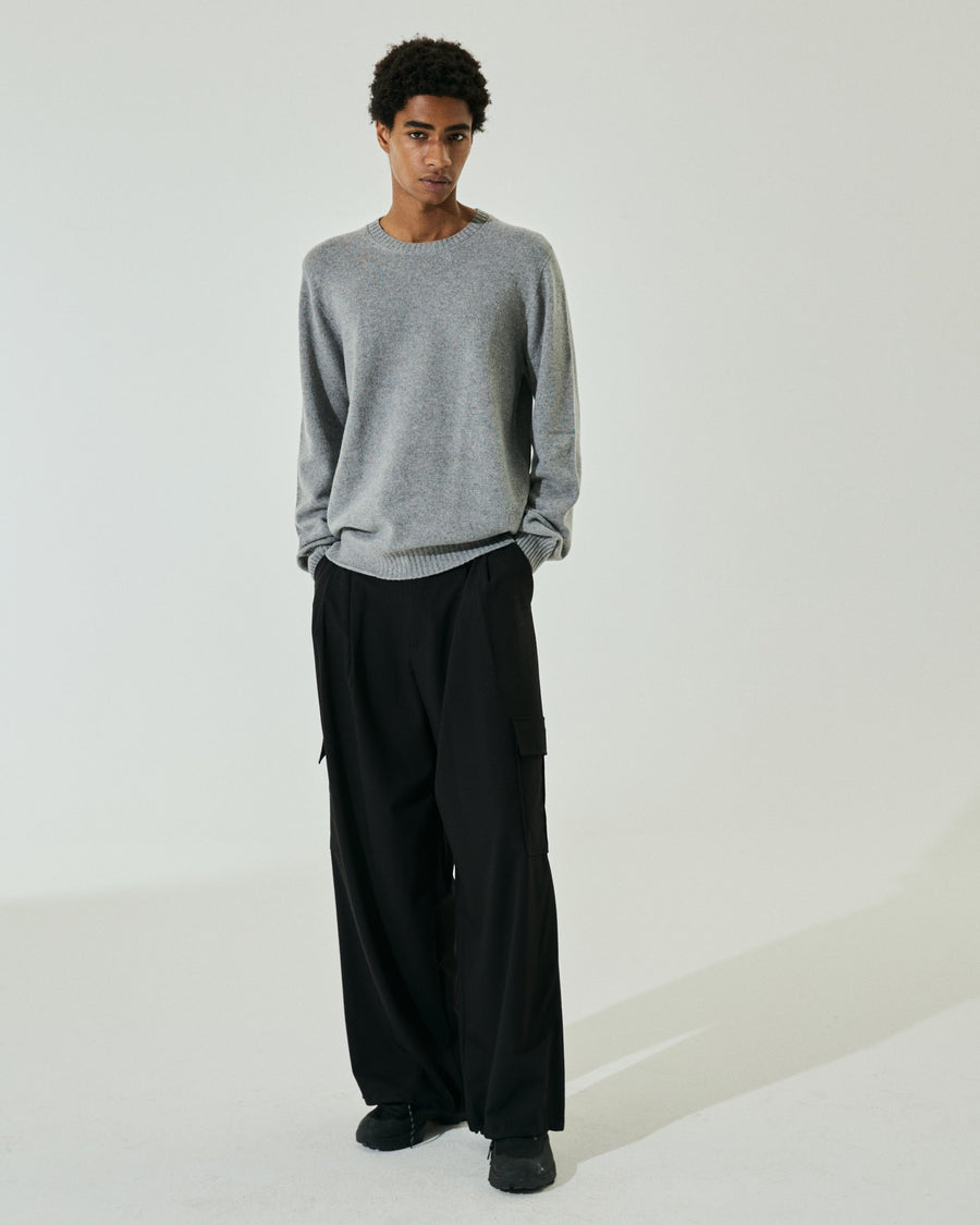 Scaglione ROUNDNECK SEAMLESS HYBRD CASHMERE CASH GREY Prezzo di fabbrica