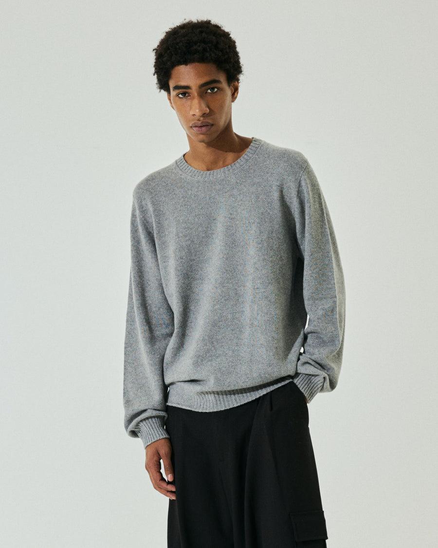 Scaglione ROUNDNECK SEAMLESS HYBRD CASHMERE CASH GREY Prezzo di fabbrica