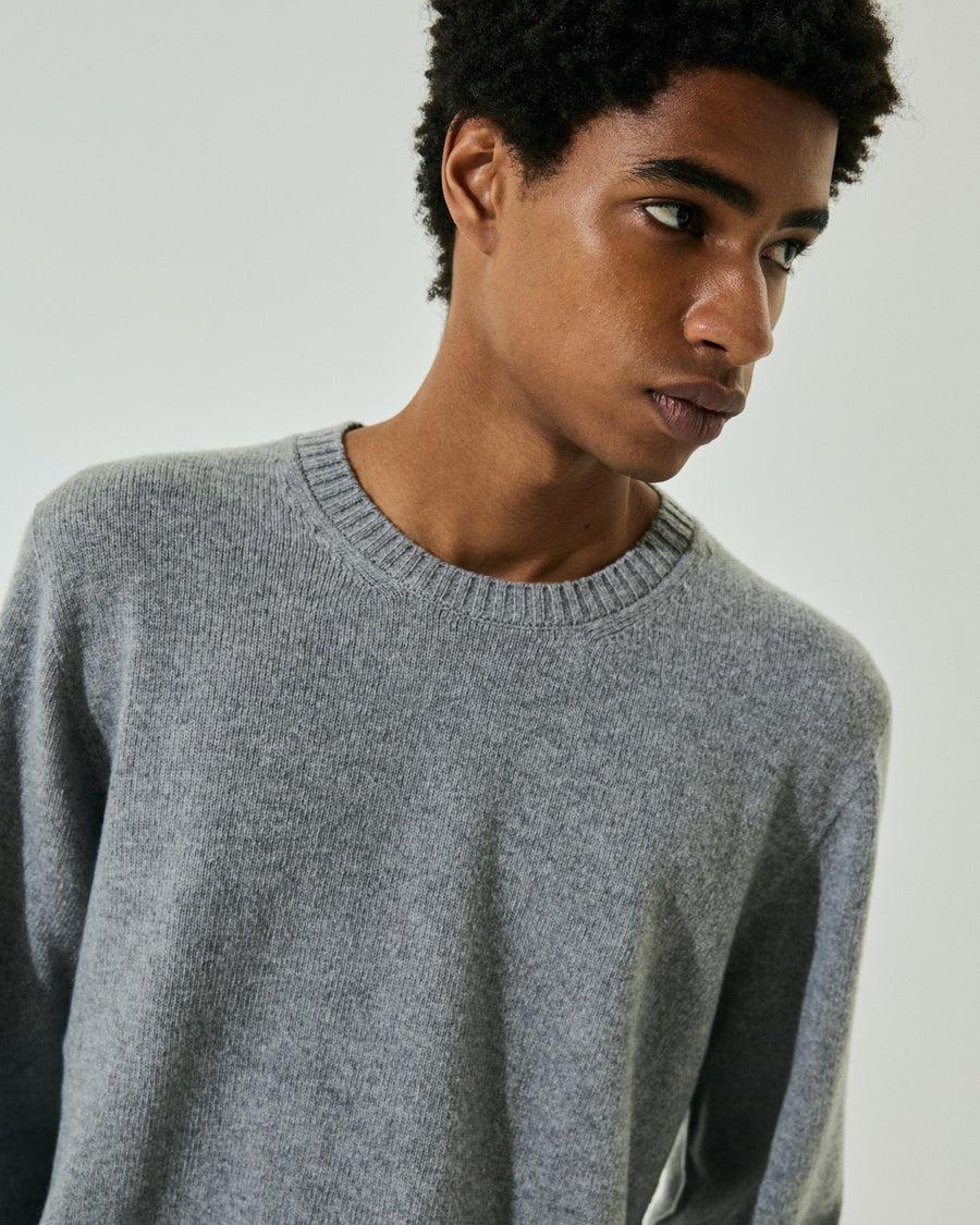 Scaglione ROUNDNECK SEAMLESS HYBRD CASHMERE CASH GREY Prezzo di fabbrica