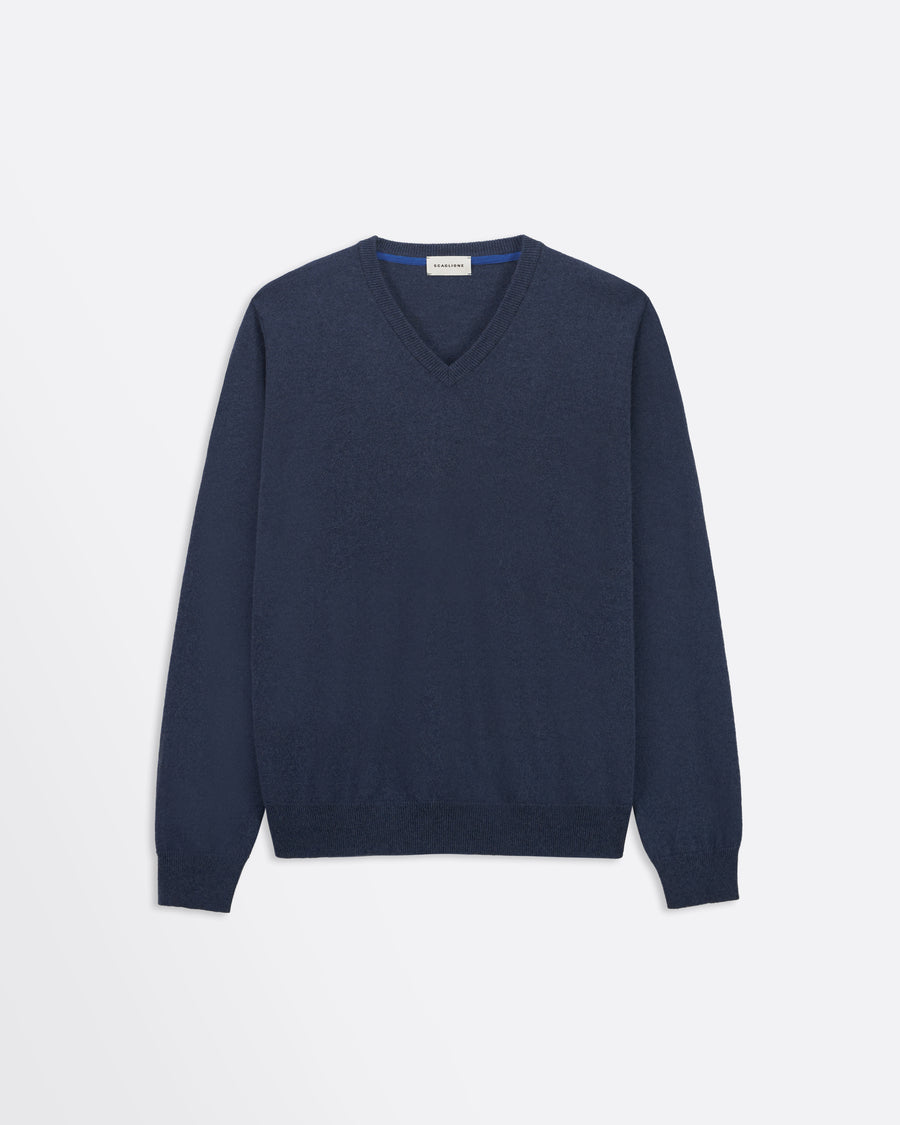 Scaglione PULL V CITY F12 DENIM Grande vendita