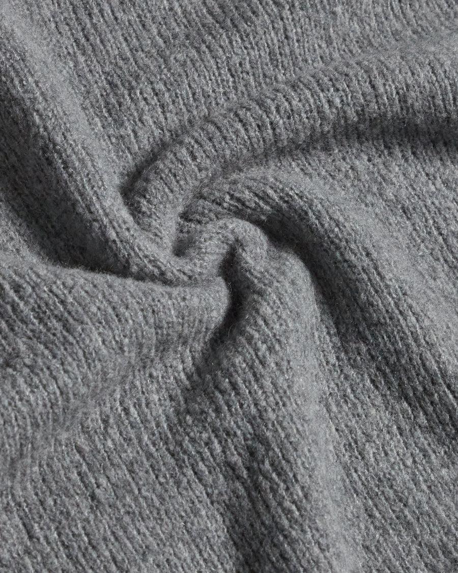 Scaglione ROUND NECK SEAMLESS PUFFED CASHMERE GREY Offerta temporanea