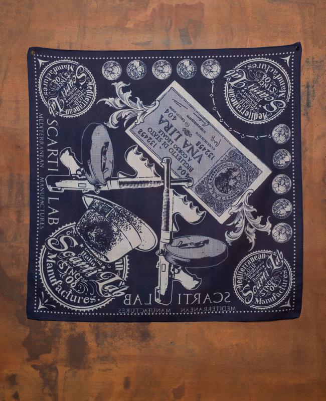 Scarti Lab BANDANA NAVY EUR 45 00 Saldi Di Fabbrica