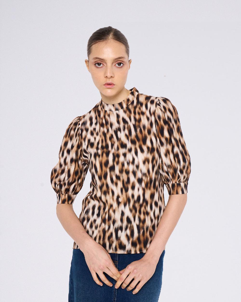 ﻿Silvian Heach Blusa leopardata Offerta per la Festa della Mamma