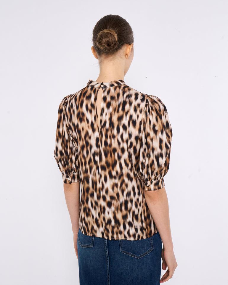 ﻿Silvian Heach Blusa leopardata Offerta per la Festa della Mamma