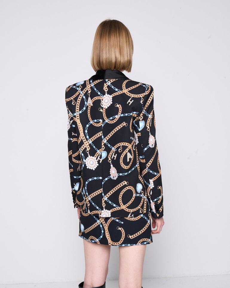 Silvian Heach Blazer monopetto a fantasia Offerte esclusive