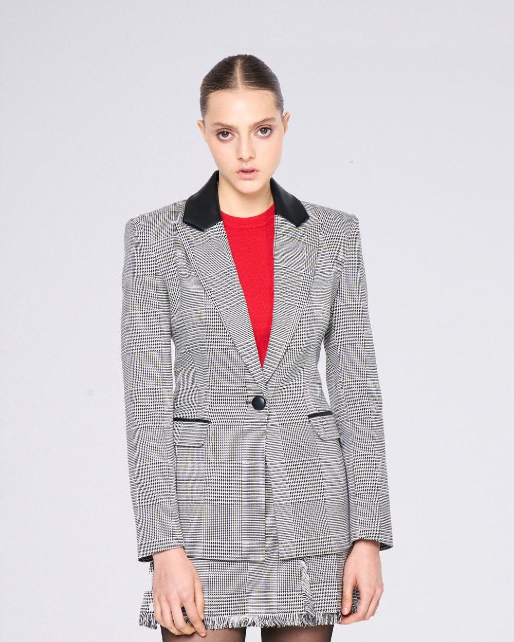 Silvian Heach Blazer avvitato a quadri Lightning offer