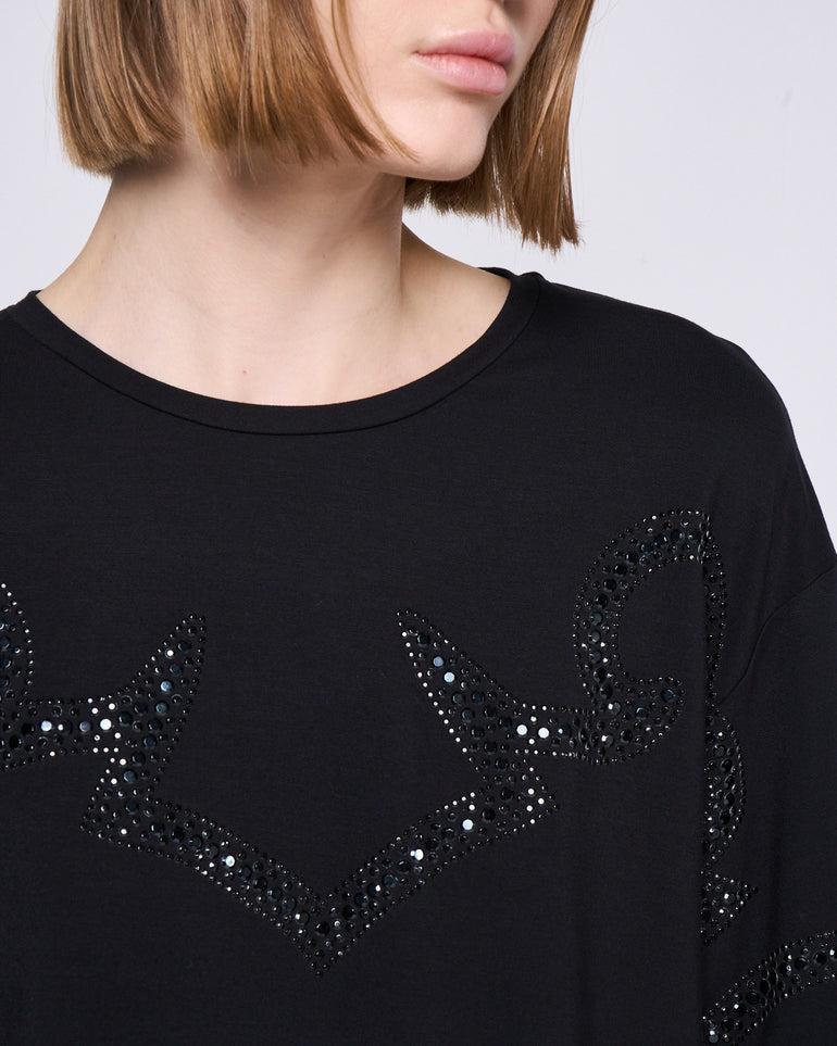 Silvian Heach T-shirt con strass Offerte giornaliere