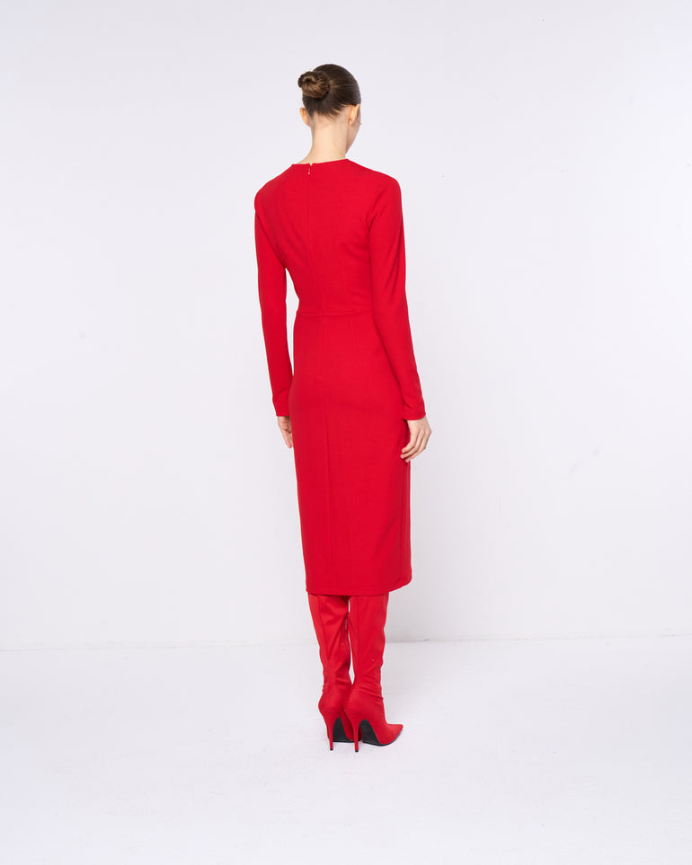 Silvian Heach Abito midi con scollo profondo Prezzo basso