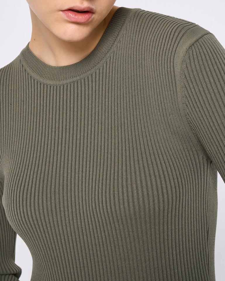 Silvian Heach Abito midi a coste Fino al 55% di sconto