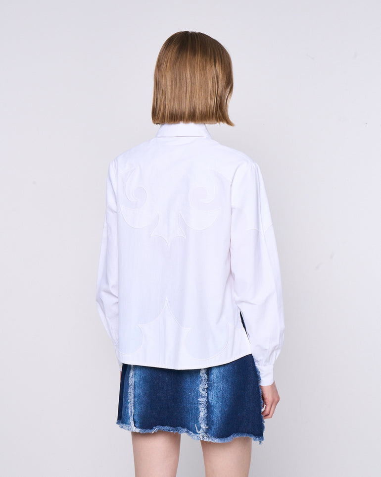 Silvian Heach Camicia con ricami Officina