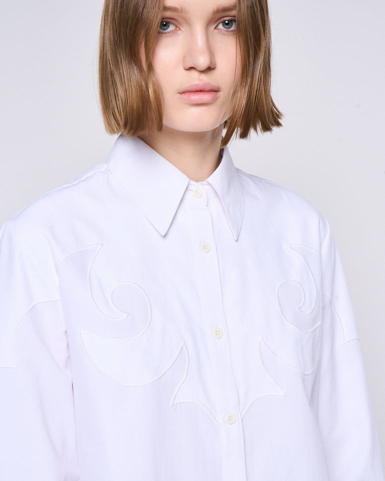 Silvian Heach Camicia con ricami Officina