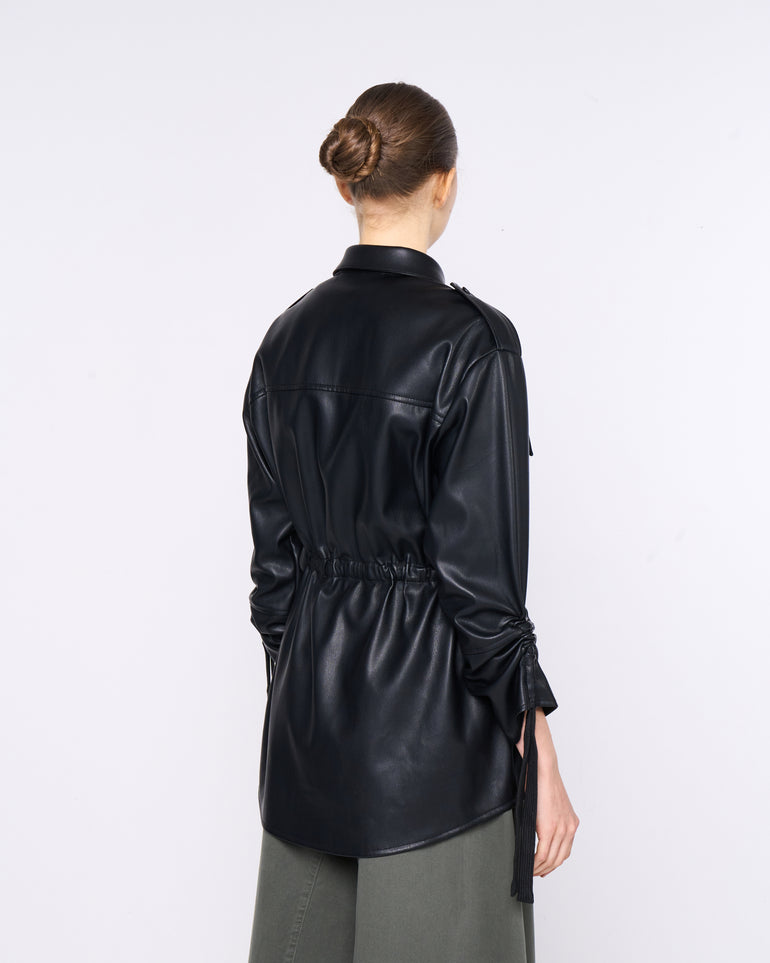 Silvian Heach Camicia in eco pelle Esporta salva