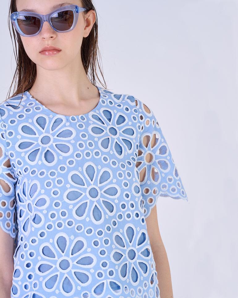 Silvian Heach Blusa traforata a fiori Outlet