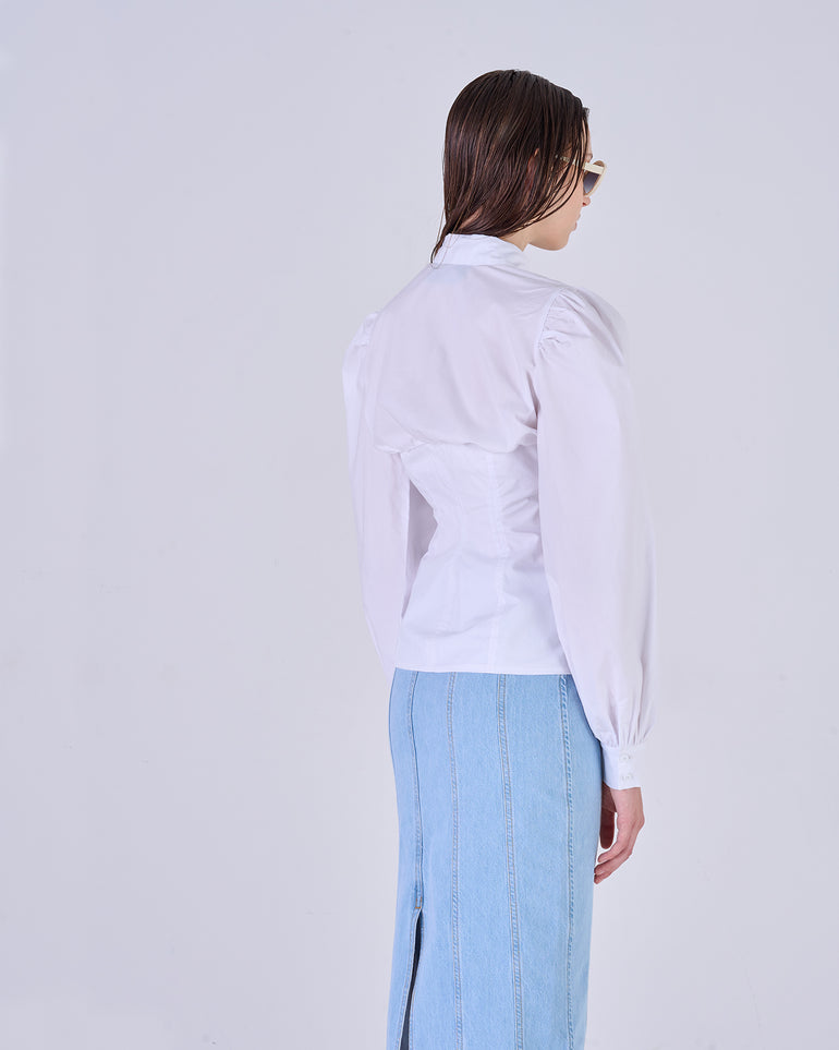 Silvian Heach Camicia con maniche a palloncino Saldi Di Fabbrica