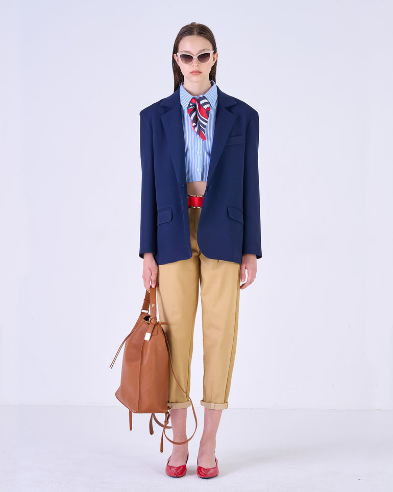 Silvian Heach Camicia smanicata a righe In Saldo