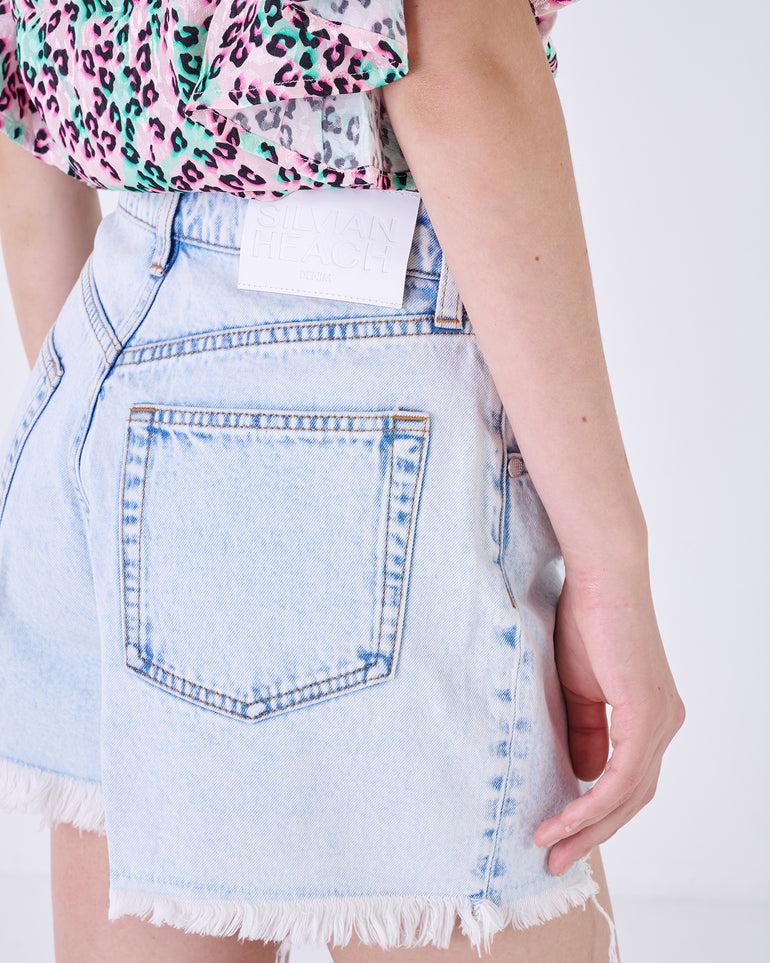 Silvian Heach Shorts in denim Moda