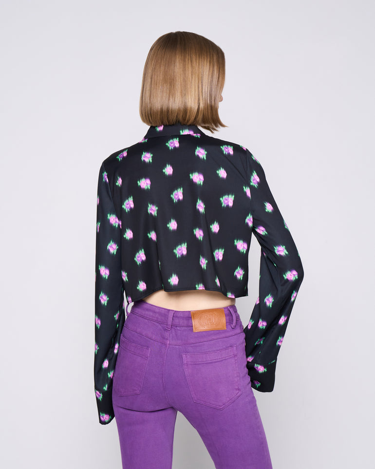 Silvian Heach Camicia crop a fantasia Black Friday