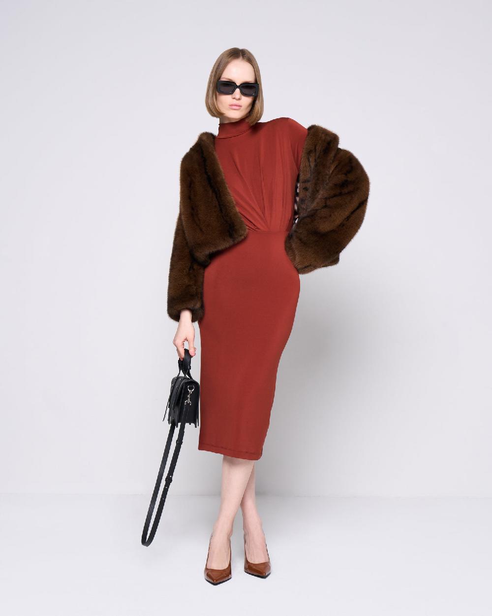 Silvian Heach Abito midi con drappeggio Grandi sconti