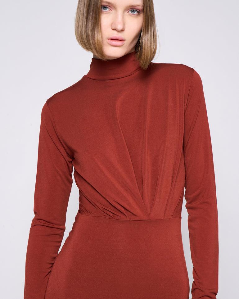 Silvian Heach Abito midi con drappeggio Grandi sconti