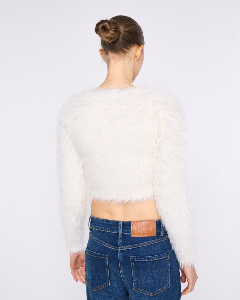 Silvian Heach Maglia crop Super sconto