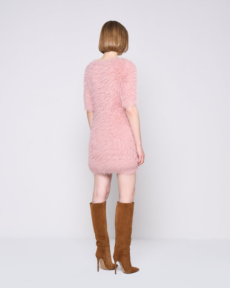 Silvian Heach Abito faux fur Officina