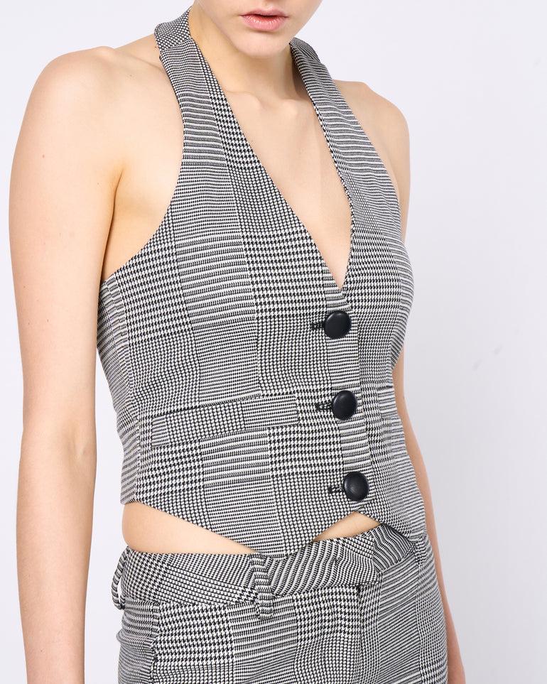 Silvian Heach Gilet a quadri Negozio online di fabbrica