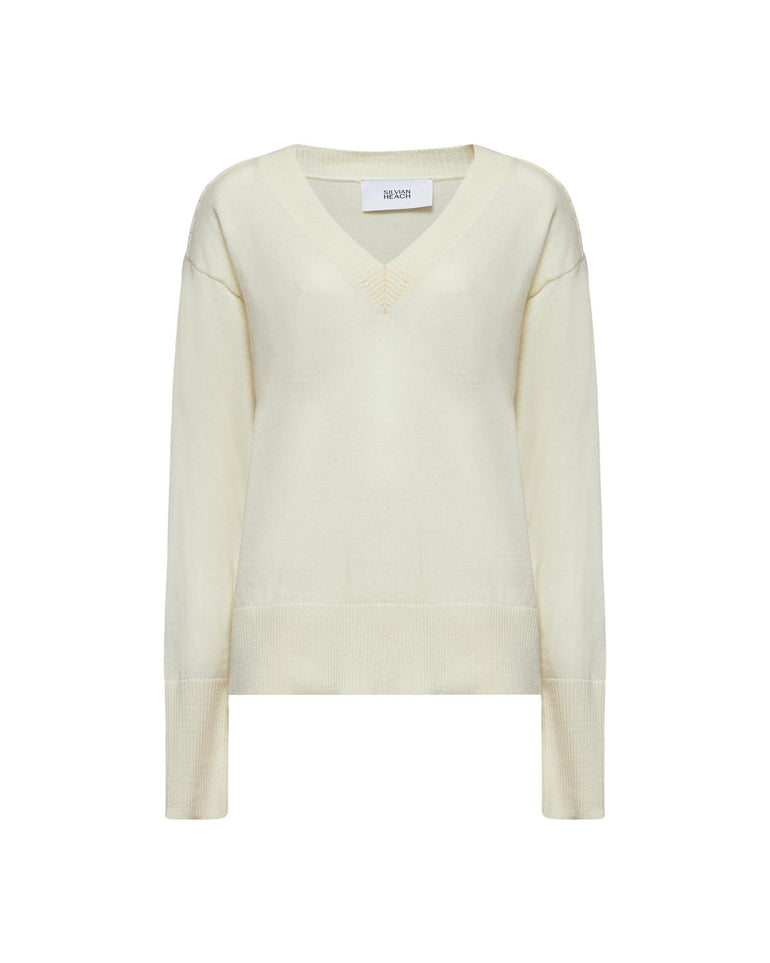 Silvian Heach Maglia con profondo scollo a V Offerta speciale
