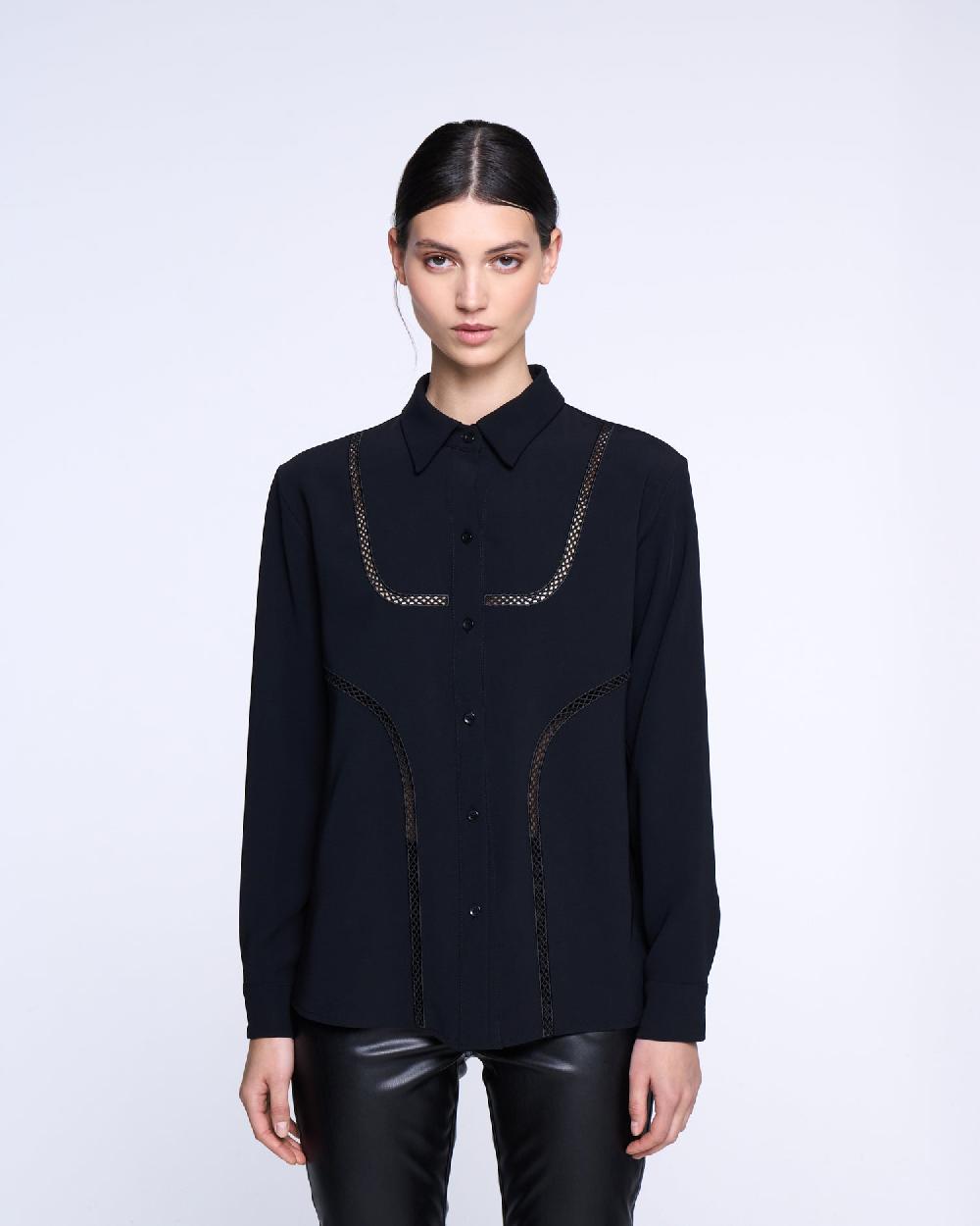 Silvian Heach Camicia con dettagli traforati Fino al 65% di sconto
