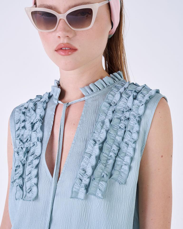 Silvian Heach Top con rouches Spedizione gratuita