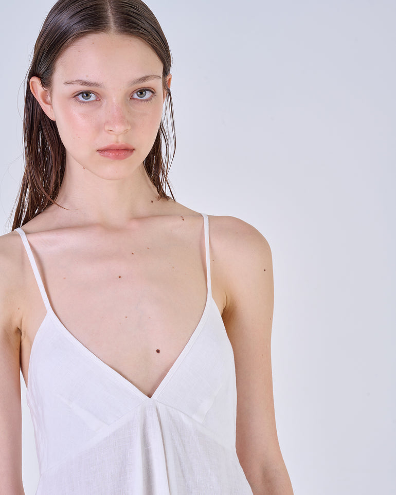 Silvian Heach Abito sottoveste in lino Flash Sale