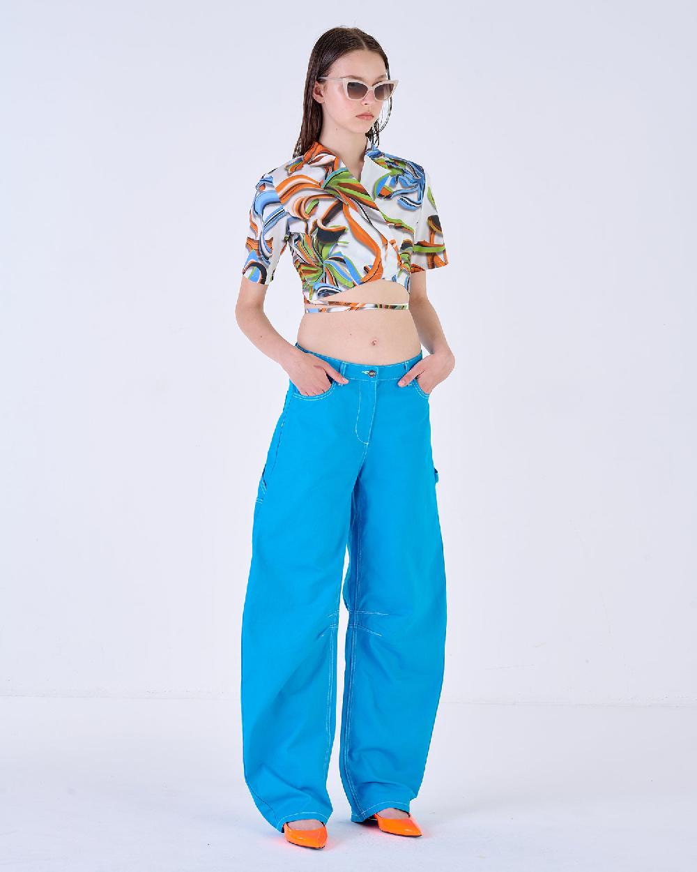 Silvian Heach Camicia cropped a fiori Shopping online