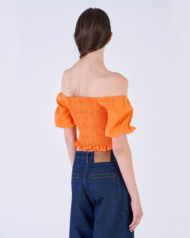 Silvian Heach Top con elastico arricciato Vendite stagionali