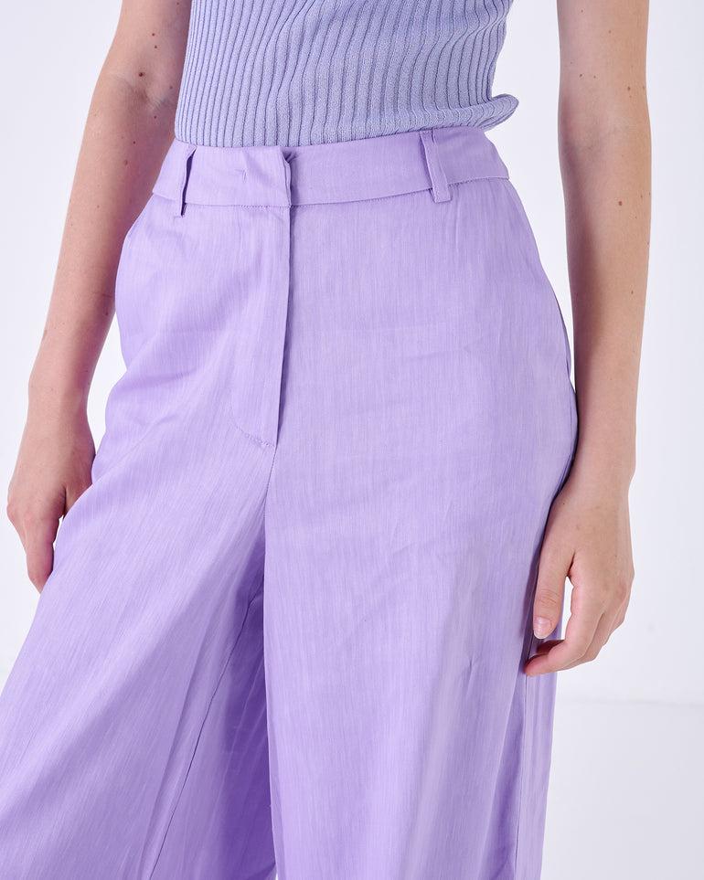 Silvian Heach Pantaloni ampi con cintura e passanti Offerta San Valentino