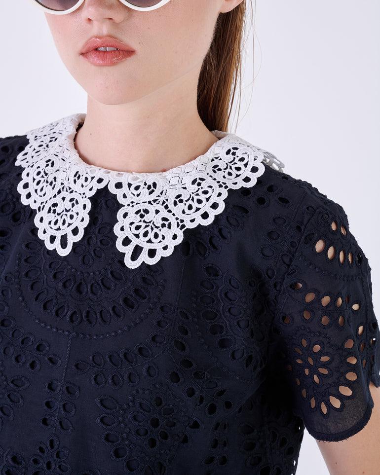 Silvian Heach Blusa in sangallo Grandi sconti