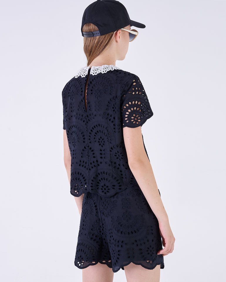 Silvian Heach Blusa in sangallo Grandi sconti