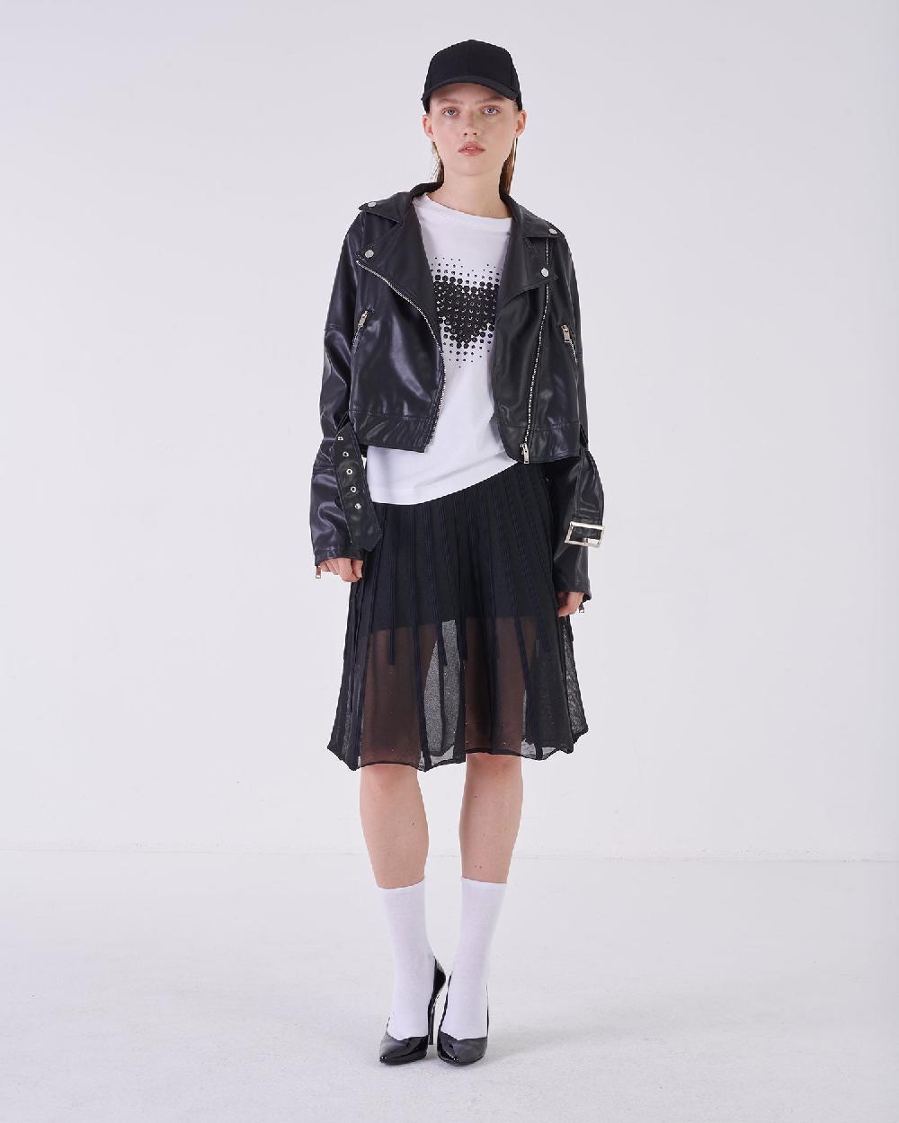Silvian Heach T-shirt con stampa a cuore Offerte stagionali