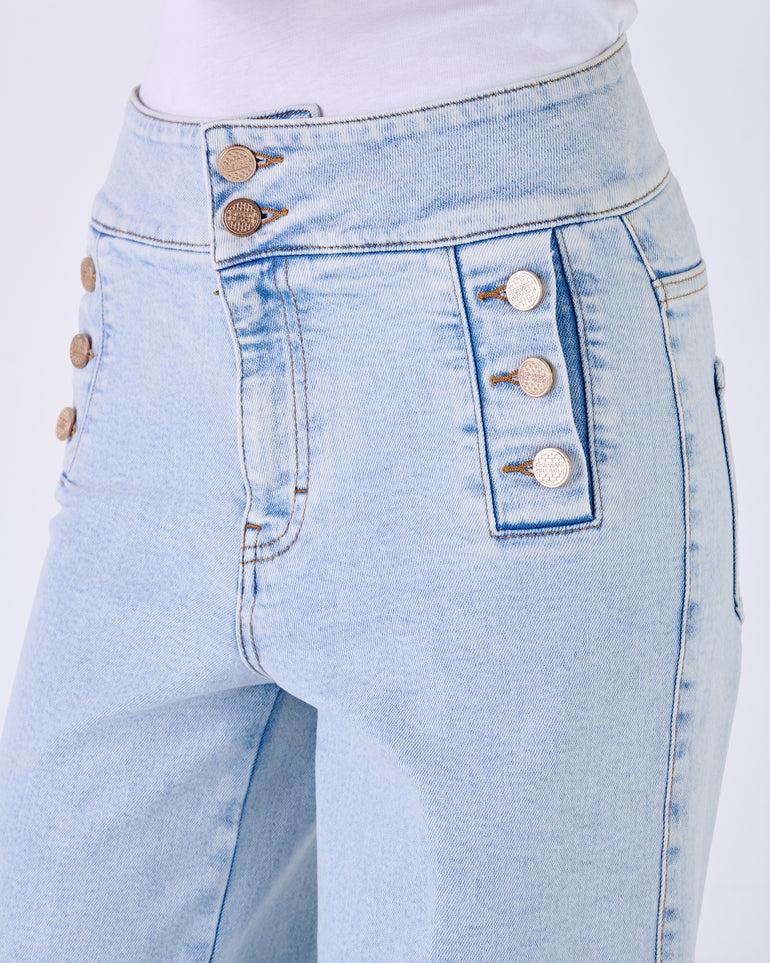 Silvian Heach Jeans con bottoni decorativi Super Saving Price
